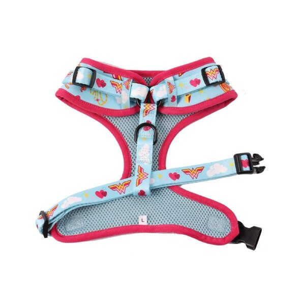 The Stubby Club Wonder Woman Pet Dog Med Breathable Vest/Harness Adjustable