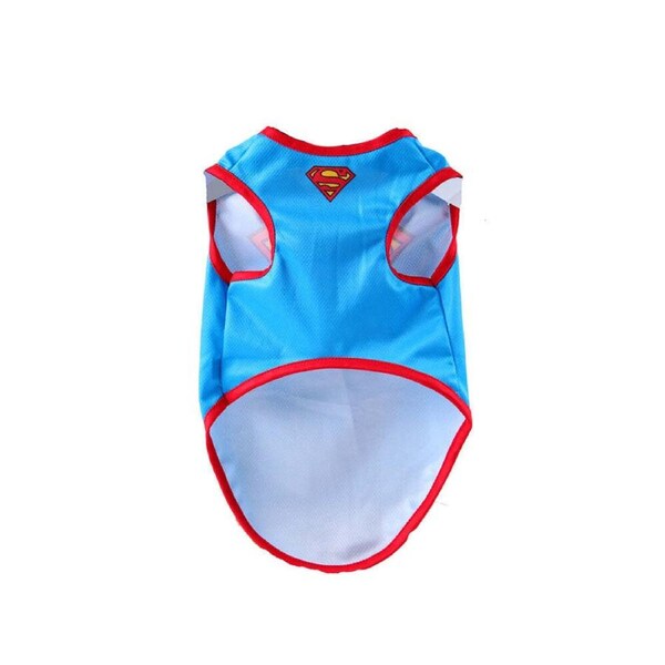 The Stubby Club Superman Dress Up Pet Dog Med Jersey Shirt Clothing/Costume