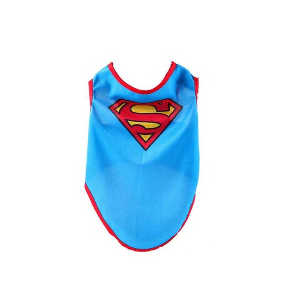 The Stubby Club Superman Dress Up Dog/Puppy XS Jersey Shirt Clothing/Costume