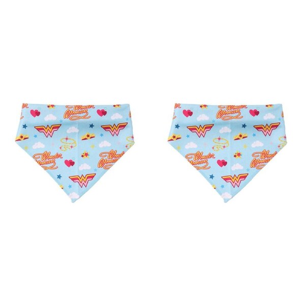2x The Stubby Club Wonder Woman Dog/Puppy Large Bandana Triangle Neck Accessory