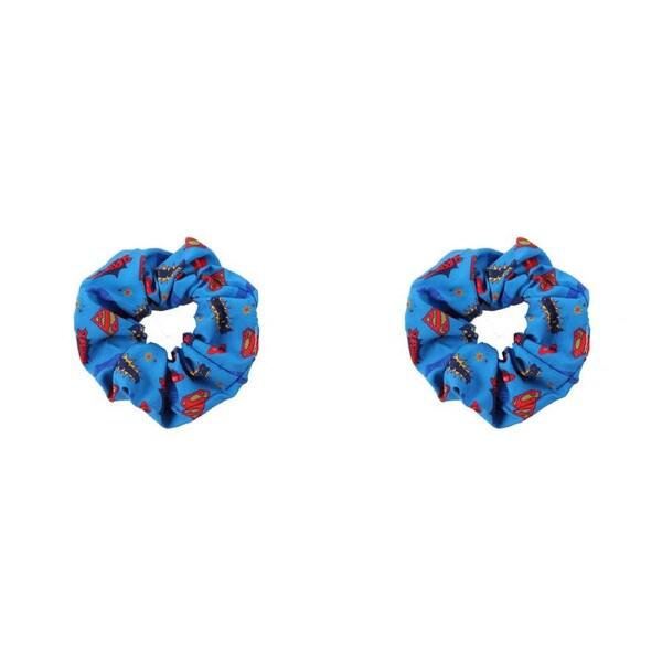 2x The Stubby Club Superman Pet Accessory Dress Up Ponytail/Scrunchie Hair Tie