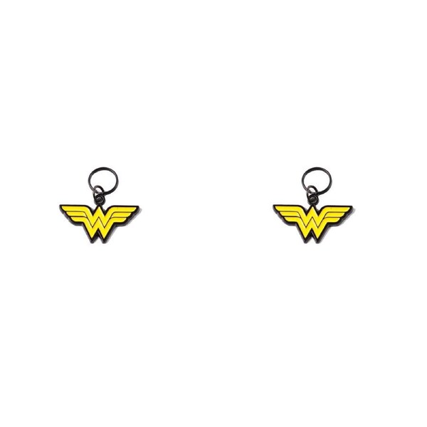 2x The Stubby Club Wonder Woman Dress Up Dog Tag/Name ID Accessory Custom Neck