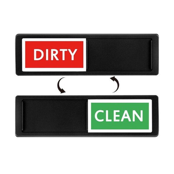 Catzon Dishwasher Magnet Clean Dirty Sign Easy to Read for Kitchen Decor-1
