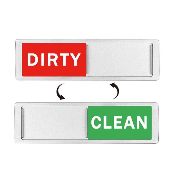 Catzon Dishwasher Magnet Clean Dirty Sign Easy to Read for Kitchen Decor-3