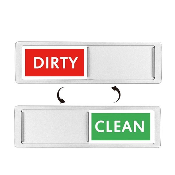 Catzon Dishwasher Magnet Clean Dirty Sign Easy to Read for Kitchen Decor-4