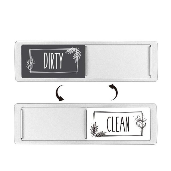 Catzon Dishwasher Magnet Clean Dirty Sign Easy to Read for Kitchen Decor-5