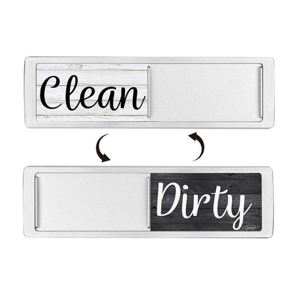 Catzon Dishwasher Magnet Clean Dirty Sign Easy to Read for Kitchen Decor-6