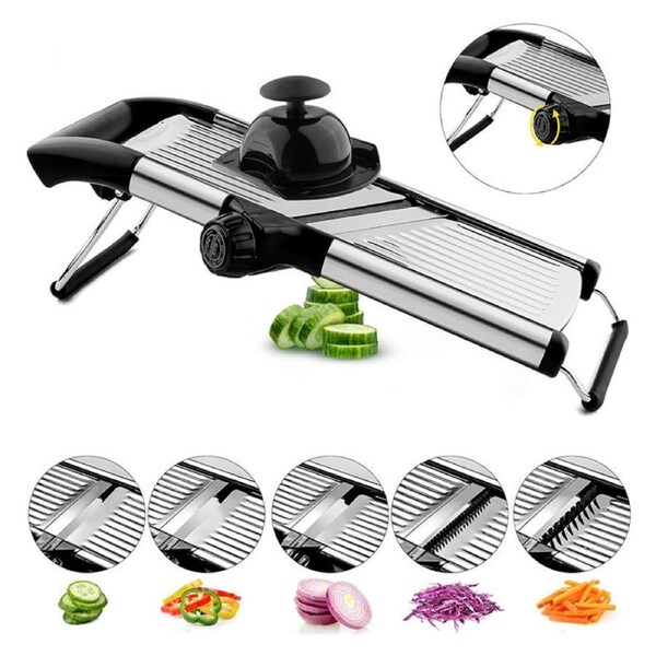 Catzon Mandoline Slicer Adjustable Stainless Steel Vegetable Chopper