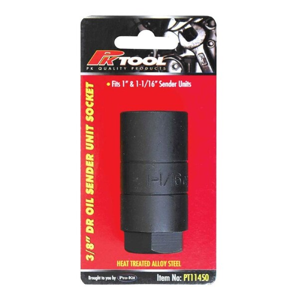 PK Tools Oil Pressure Switch Socket 3/8"Dr Fits 26mm / 27mm (1" / 1 1/16")