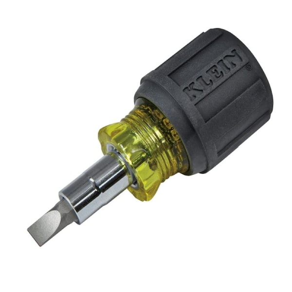 Klein Multi Bit Screw & Nut Driver 6 in 1 Stubby