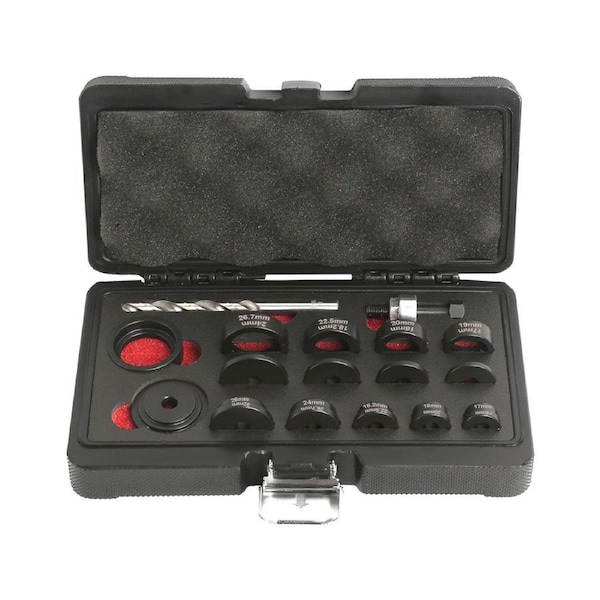 Pro-Kit Parking Sensor Hole Cutter Tool Set - 17pc