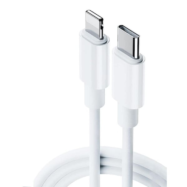 Lightning to USB C Cable 2m/6FT for Apple iPhone 14 13 12 11 Pro Max - White