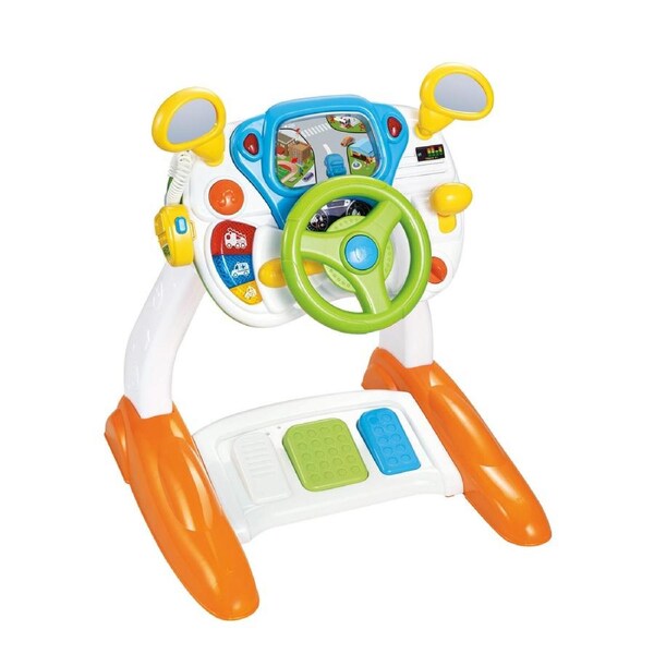 Gem Toys Baby Sensory Play Interactive Driving Simulation with Music and Light