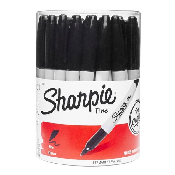 Sharpie Fine 1.0mm Permanent Marker 36pcs (Black)