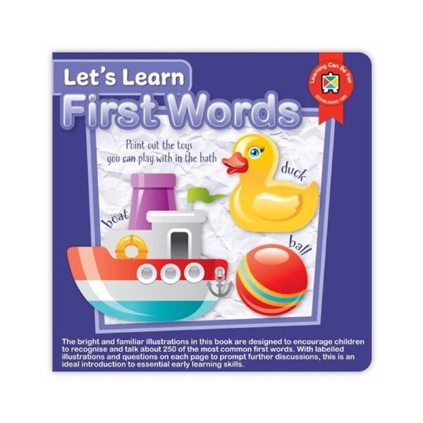 Learning Can Be Fun First Words Board Book
