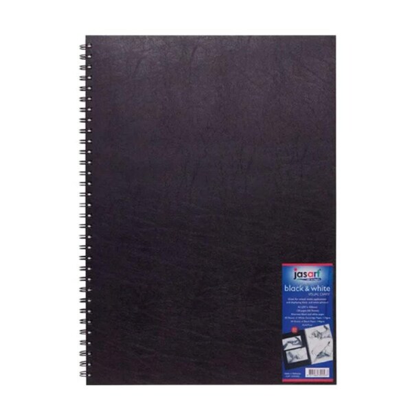 Jasart Specialty A4 Visual Art Diary 64pg (Black & White)