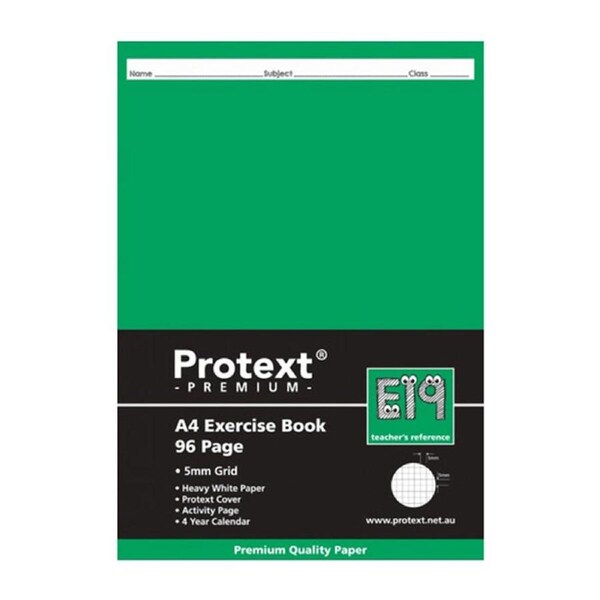 Protext A4 Bilby Graph Book 96pg 10mm