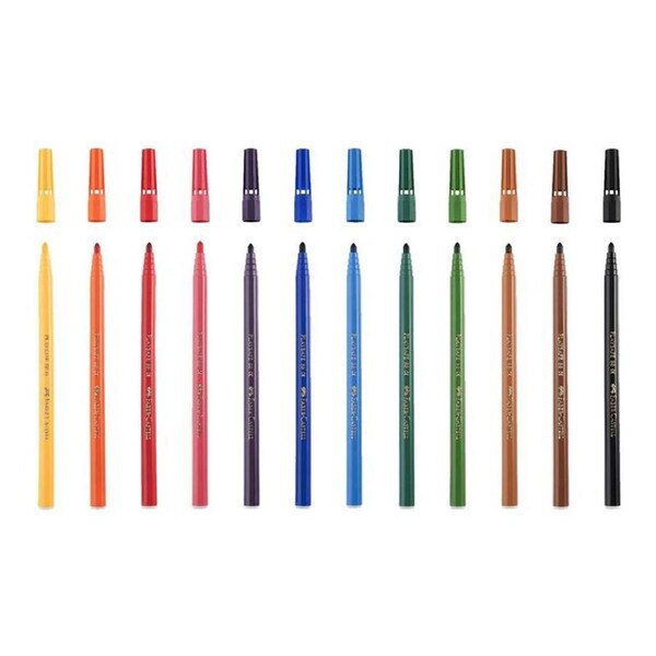 Faber-Castell Playsafe Colour Marker (Pack of 12)