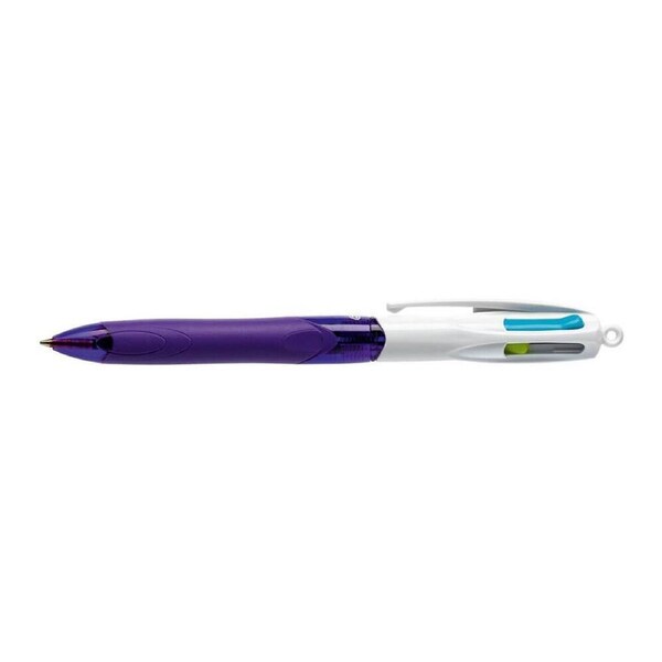 Bic 4 Colours Grip Fashion Retractable Ballpoint (Box of 10)