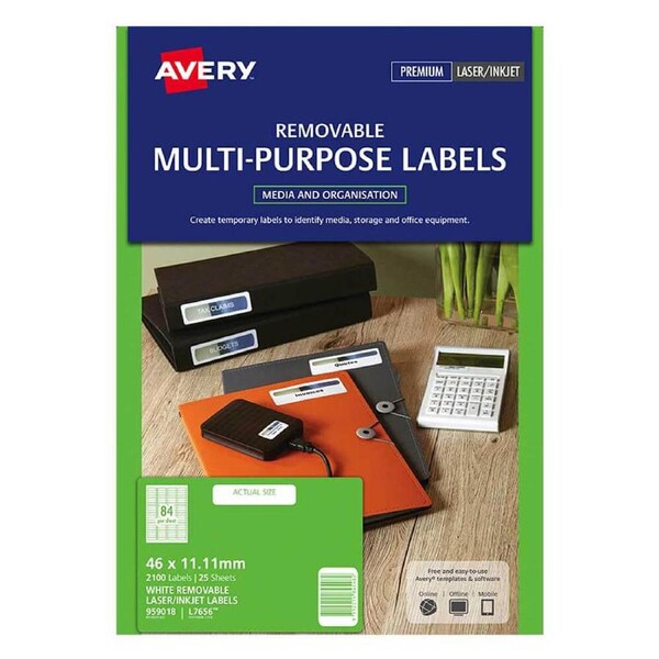 Avery Slide Laser Label (84 per Sheet)