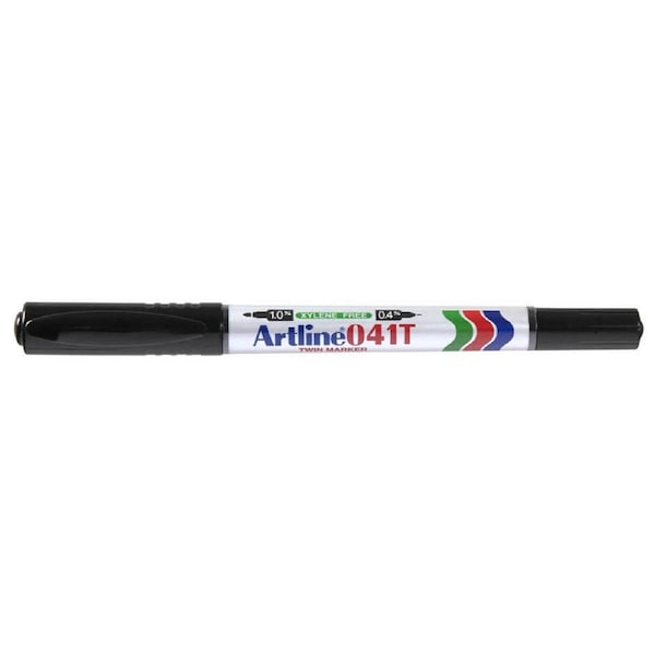 Artline Twin Tip Black Marker (Box of 12)