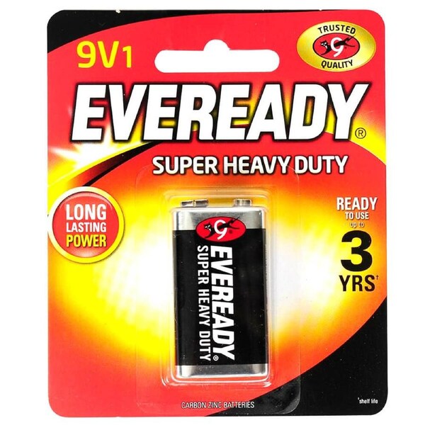 Eveready Super Heavy-duty Battery 1222 9V Single Pack