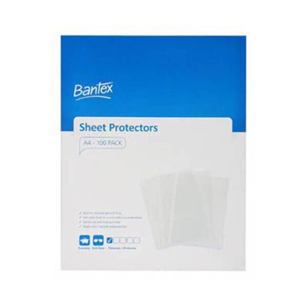 Bantex Sheet Protectors 100pk (A4)