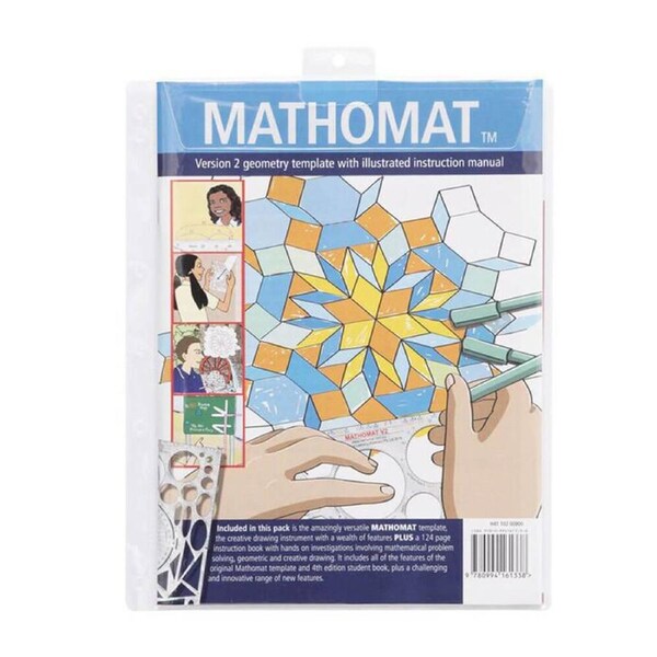 Mathomat V2 Stencil Template with Illustrated Student Book