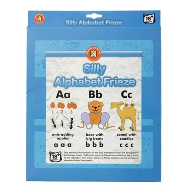 Learning Can Be Fun Silly Alphabet Frieze Poster