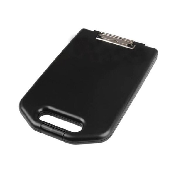 Marbig Clipboard with Storage Black (A4)