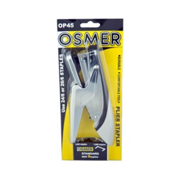 Osmer Plier Stapler with Box of 26/6 Staples