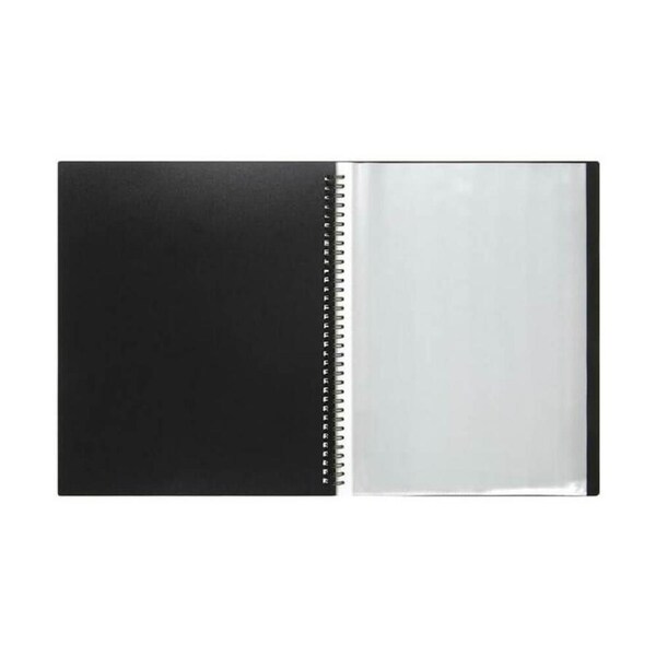 Marbig Twin Wire Display Book Black Fixed (30 pages)