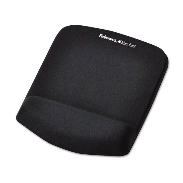 Fellowes Wrist Support PlushTouch Mouse Pad (Black)