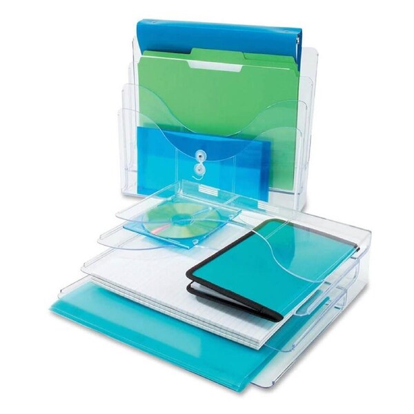 Deflecto 3 Tier Document Organiser (Clear)