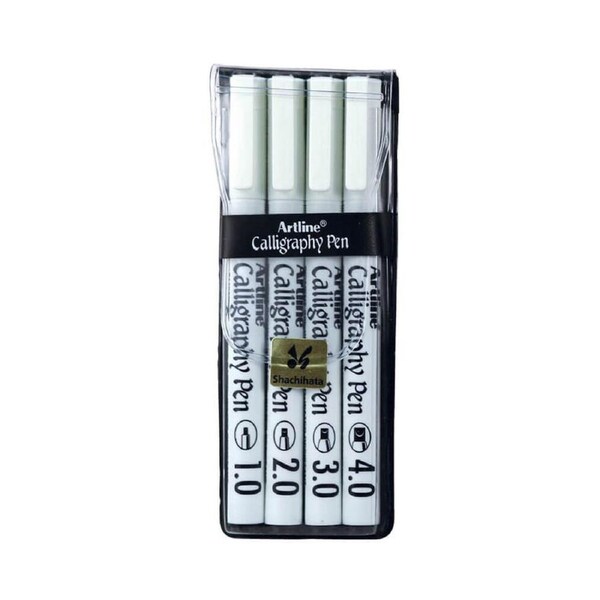 Artline Calligraphy Pen 1.0 to 4.0mm (4pk)