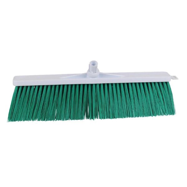 SYR Nylon Yard Broom Outdoor/Garage Cleaner Scrubber Floor/Surface Duster GRN