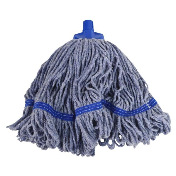 SYR Syrtex 60cm Colour Yarn Home/Office Floor/Tile Cleaning Mop Head Maxi Blue