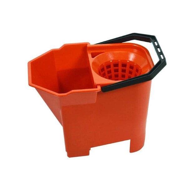 SYR Plastic Bulldog Bucket Home/Office Floor Cleaning Pale Water Container Red