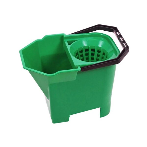 SYR Plastic Bulldog Bucket Home/Office Floor Cleaning Pale Water Container Green