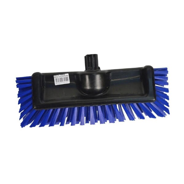 SYR Scrator Floor Brush Head w/ Side Bristles 29.5cm Scrubber Cleaning Blue