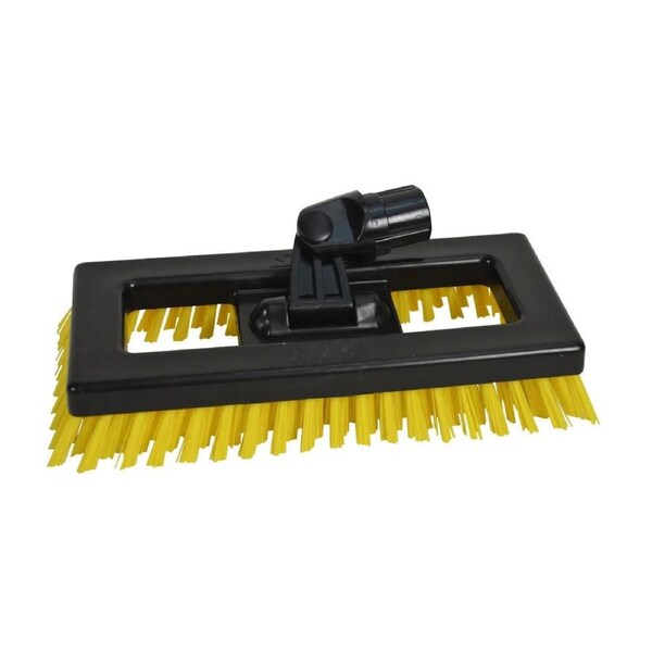 SYR Deck Scrubbing/Scrubber Brush 23cm Head Household Cleaning/Cleaner Yellow