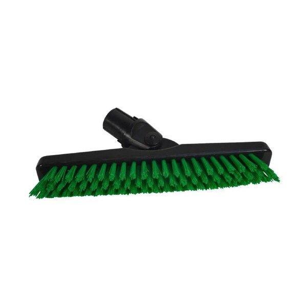 SYR Household Floor Scrubber Grout Brush 23cm Head Indoor/Outdoor Cleaner GRN