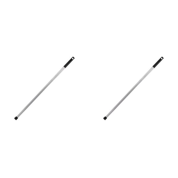 2x SYR Aluminium Interchange Handle 91cm Replacement For Floor Cleaning Mop SLV