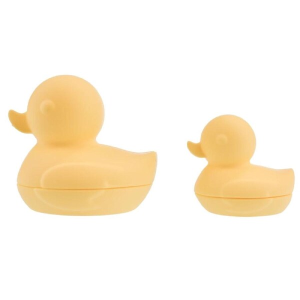 2pc Koala Dream Silicone Kids/Childrens Interactive Bath Ducks Yellow 6M+