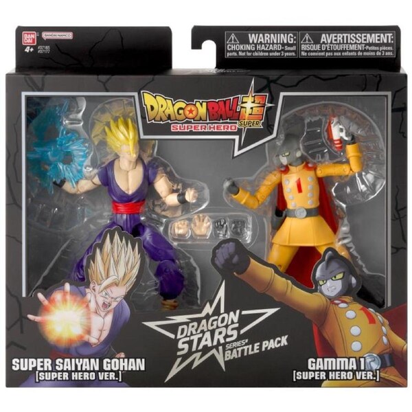 Dragon Ball Super Dragon Stars Super Saiyan Gohan vs. Gamma 1 Battle Pack Action Figure
