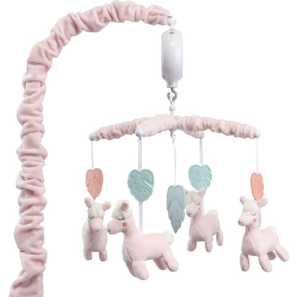 Little Haven Baby/Infant Nursery Crib/Cot Hanging Musical Mobile Llama 0-5m