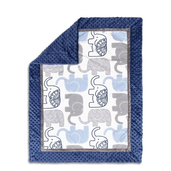 The Peanutshell 101cm Polyester Pram Blanket Nursery Baby Mat Little Peanut