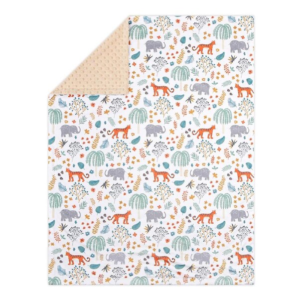 The Peanutshell Safari Boho 76x101cm Baby/Infant Blanket 220GSM Home Bedding