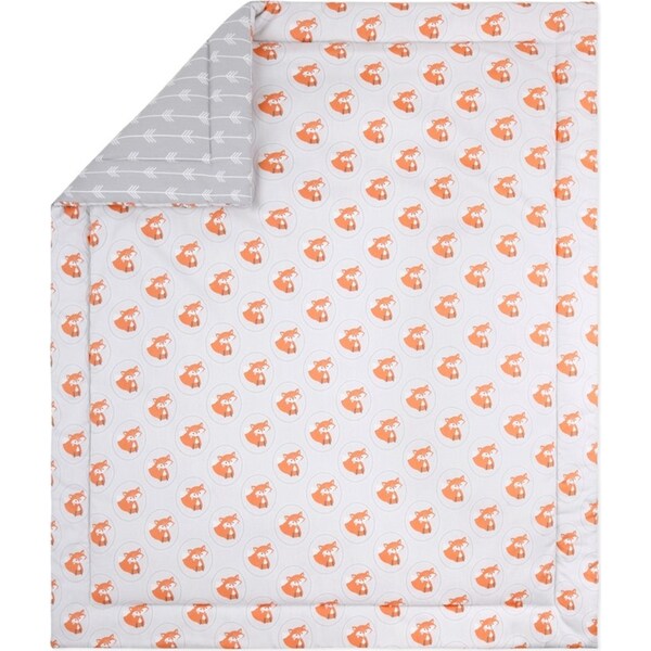 4pc The Peanushell Cotton Quilt/Sheet/Pillowcase Nursery/Baby Bedding Set Fox