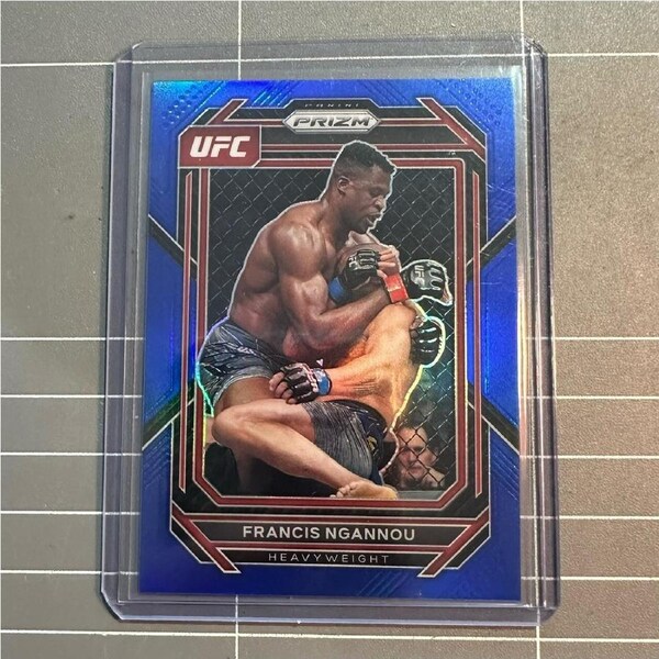 2023 Panini Prizm UFC - FRANCIS NGANNOU Blue Prizm 006/175 #117
